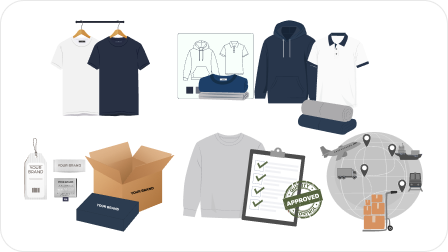 Private label and brand support illustration