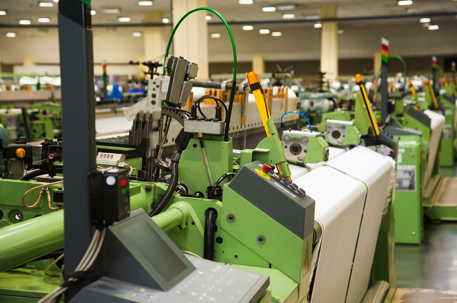 Textile mill machinery